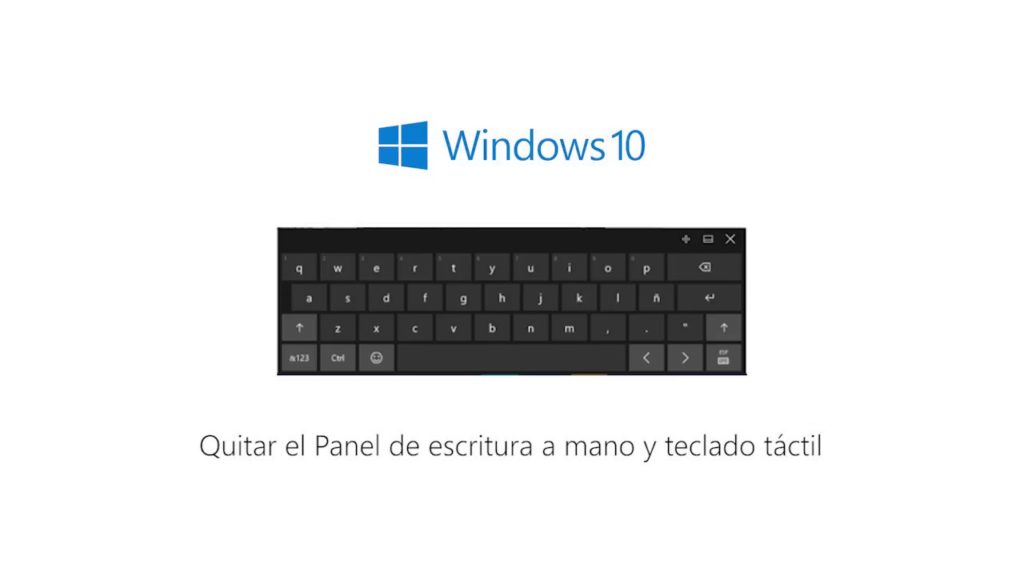 Cómo desactivar permanentemente el teclado táctil en Windows 10