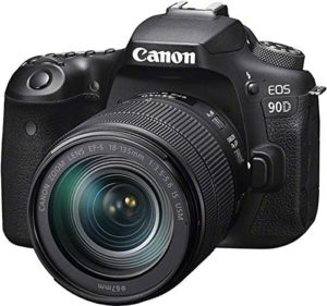 Canon EOS 90D - Cámara Réflex de 32.5 MP (Sensor APS-C, 45 Puntos AF, Disparos de 10fps, EOS Movie 4k+Full HD, Wi-fi, Bluetooth) Negro - Kit Cuerpo con Objetivo EF-S 18-135mm f/3.5-5.6 IS USM