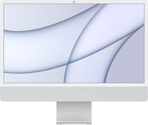 2021 Apple iMac (de 24 Pulgadas, Chip M1 de Apple con CPU de Ocho núcleos y GPU de Siete núcleos, Dos Puertos, 8 GB RAM, 256 GB) - Plata