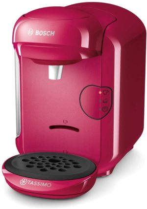 Bosch TAS1401 Tassimo Vivy 2 - Cafetera Multibebidas Automática de Cápsulas, Diseño Compacto, color Fucsia