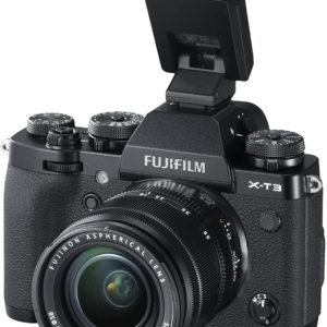 Fujifilm X-T3 - Cámara de objetivo intercambiable sin espejo, con sensor APS-C de 26,1 Mpx, video 4K/60p DCI, pantalla táctil, WIFI, Bluetooth, negro, Kit con objetivo XF18-55mm F2.8-4 R LM OIS