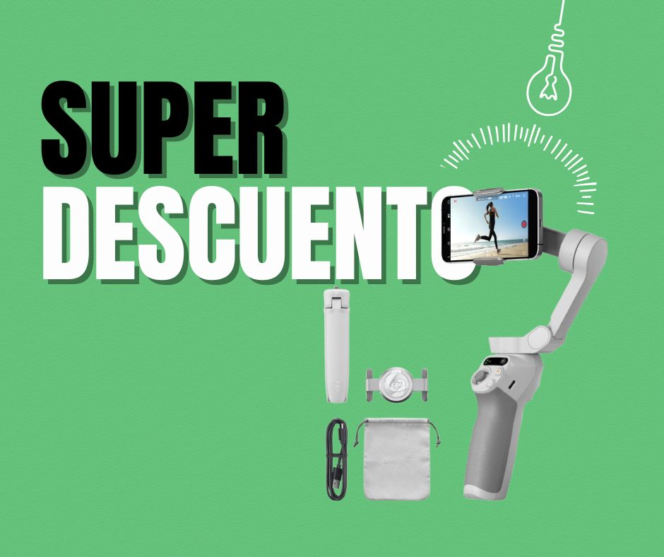 Vídeos perfectos al instante! Osmo Mobile SE con SÚPER DESCUENTO